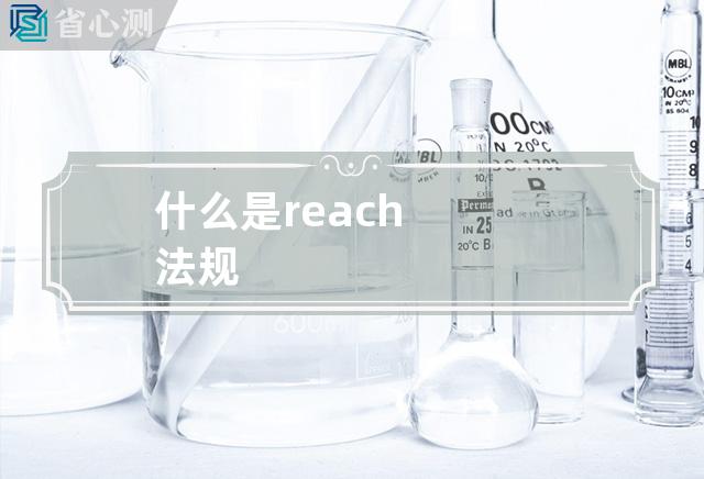 什么是reach法规