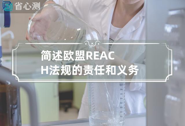 简述欧盟REACH法规的责任和义务