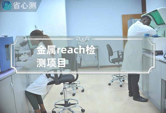 金属reach检测项目