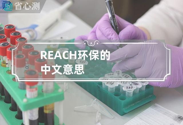 REACH环保的中文意思