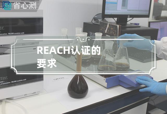 REACH认证的要求