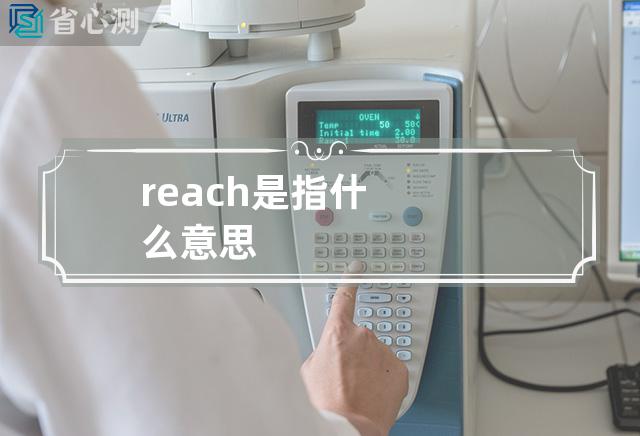 reach是指什么意思