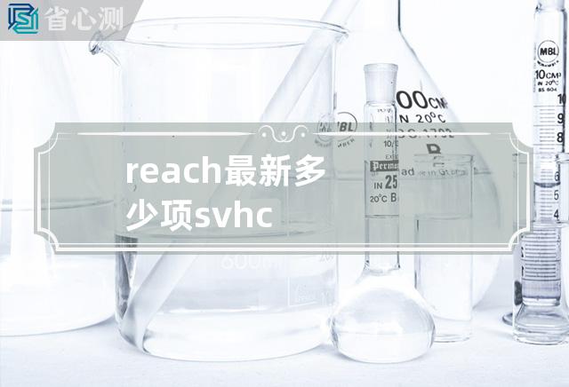 reach最新多少项svhc