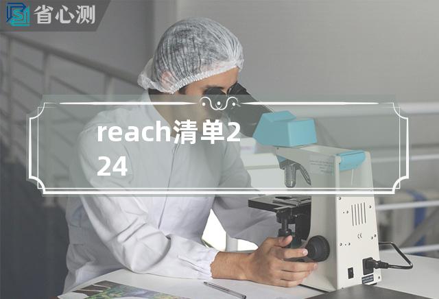 reach清单224