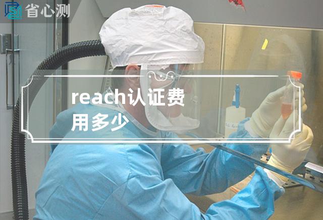 reach认证费用多少