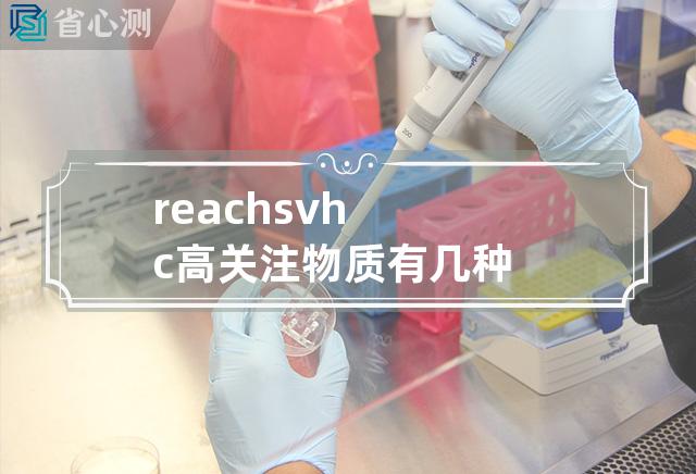 reach svhc高关注物质有几种