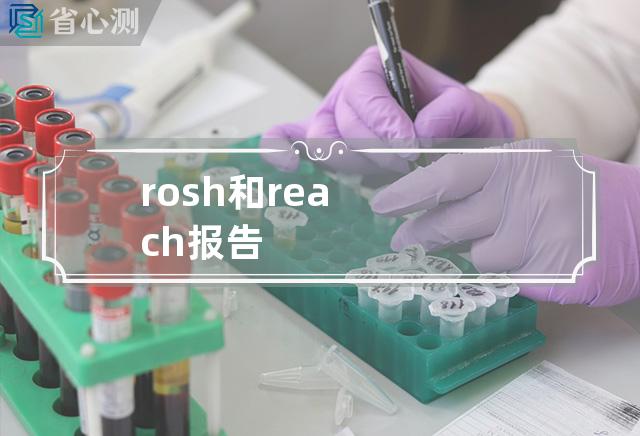 rosh和reach报告